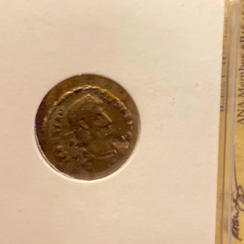 Roman emperor coin